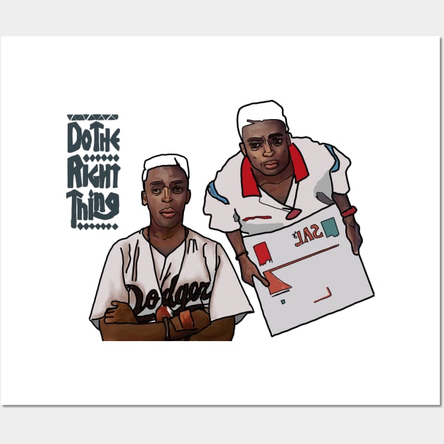 Mookie/Spike Lee - Do the right thing Wall Art by ScarlettVisuals